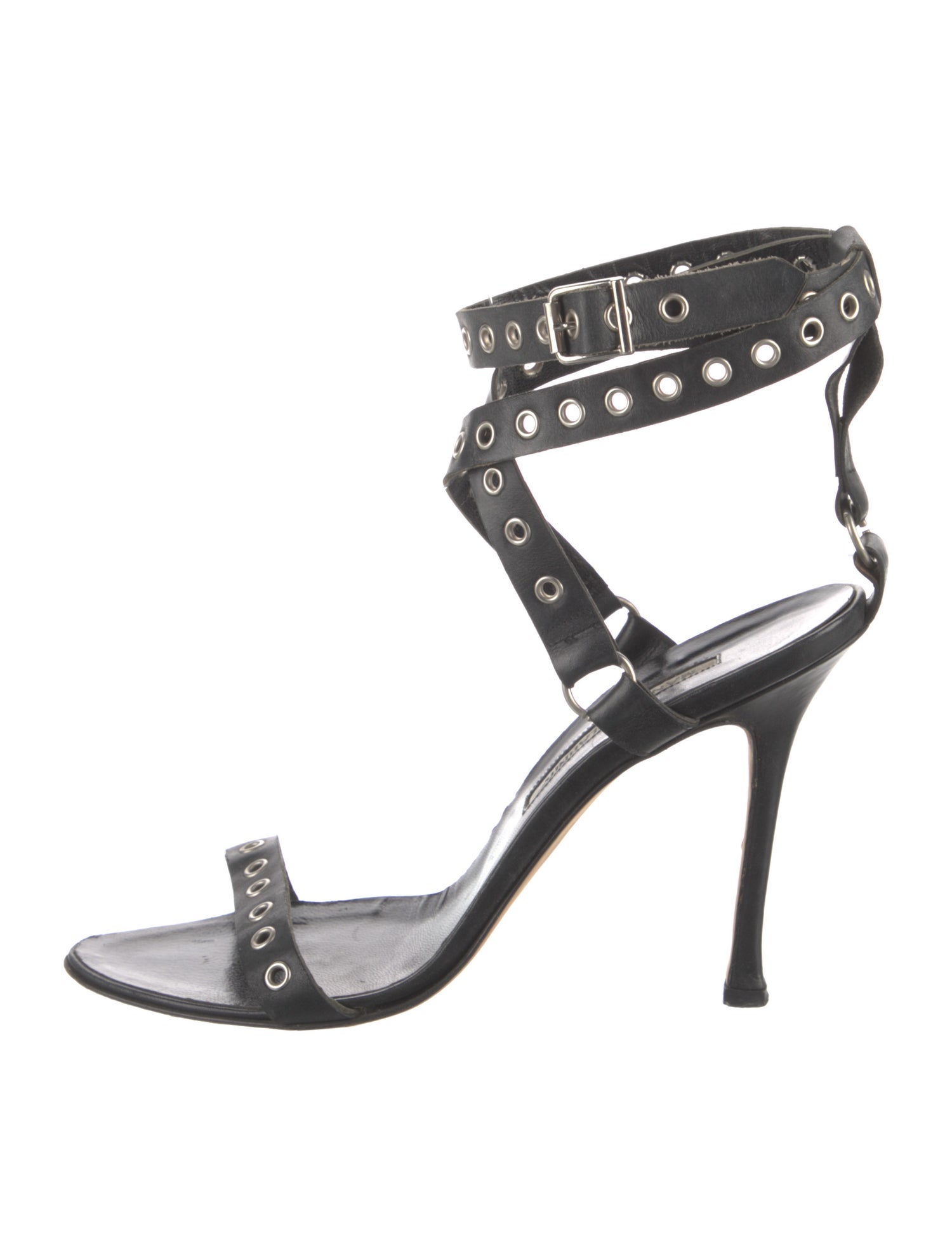 Manolo Blahnik Leather Sandals