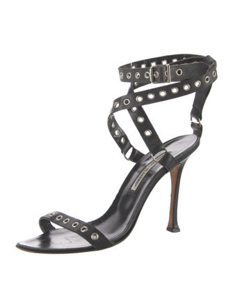 Manolo Blahnik Leather Sandals