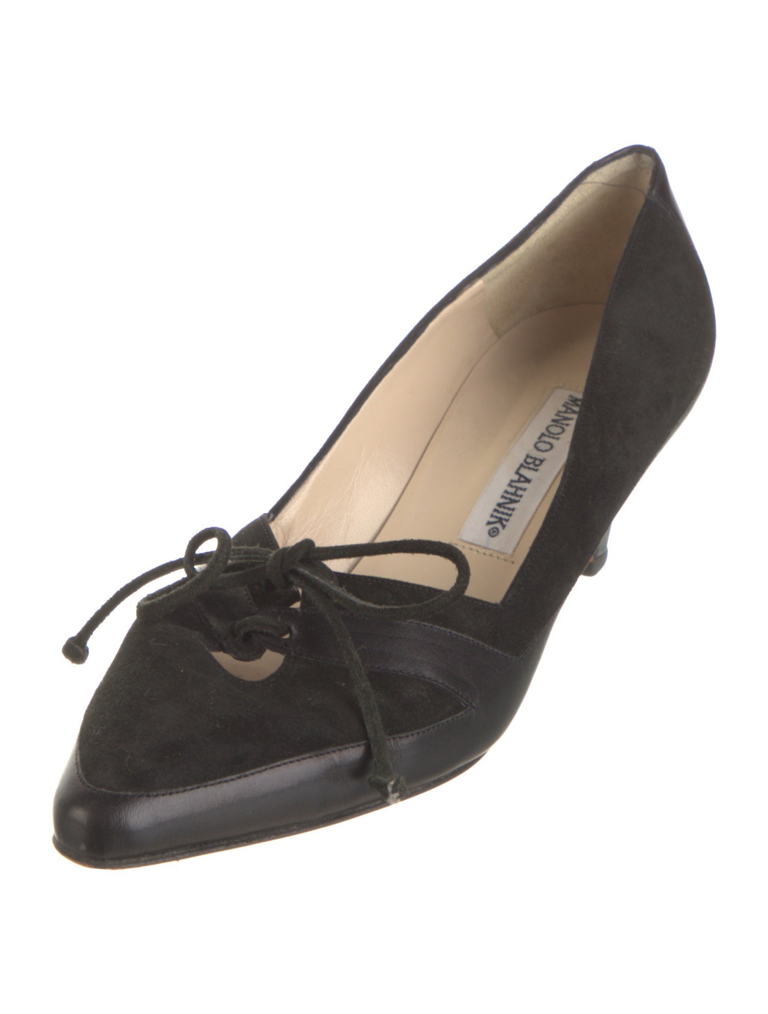 Manolo Blahnik Suede Pumps