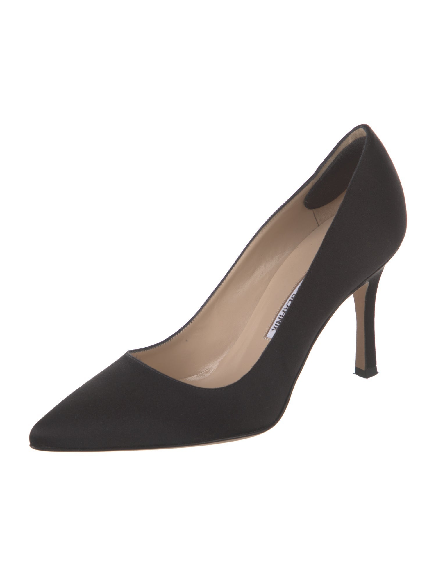 Manolo Blahnik Satin Pumps