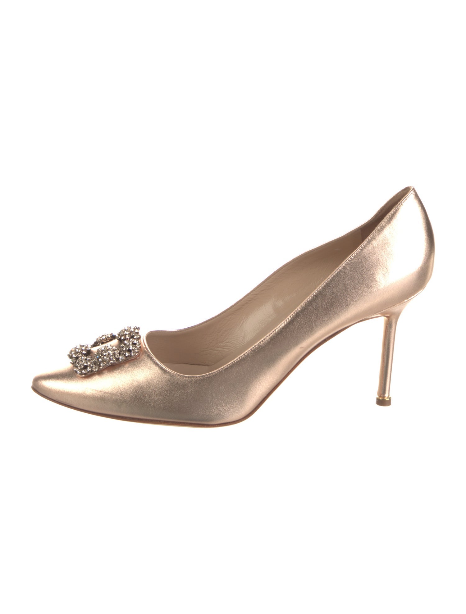 Manolo Blahnik Hangisi Patent Leather Pumps