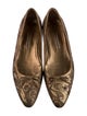 Manolo Blahnik Printed Ballet Flats