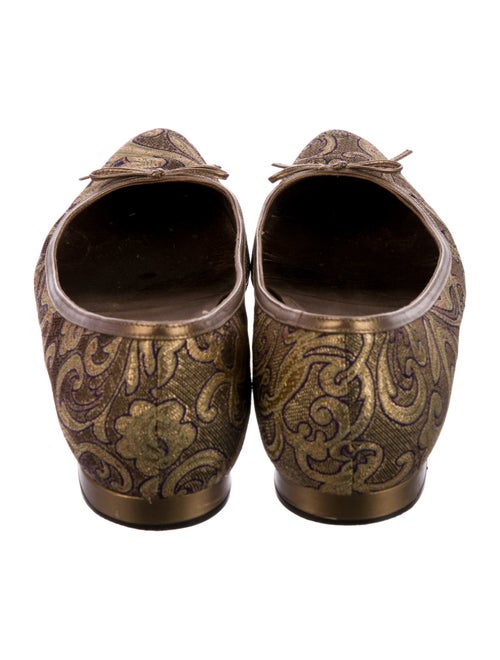 Manolo Blahnik Printed Ballet Flats