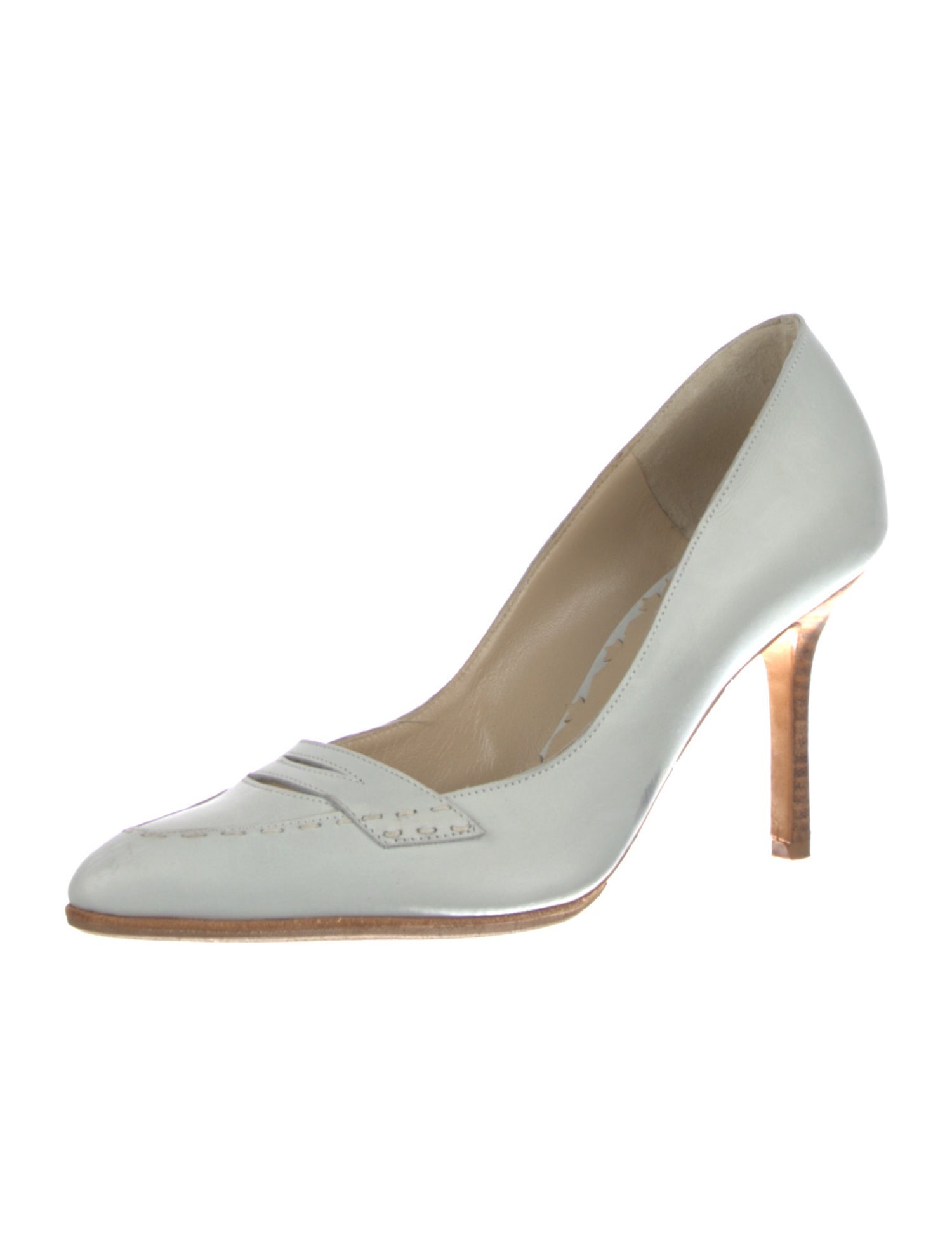 Manolo Blahnik Leather Pumps