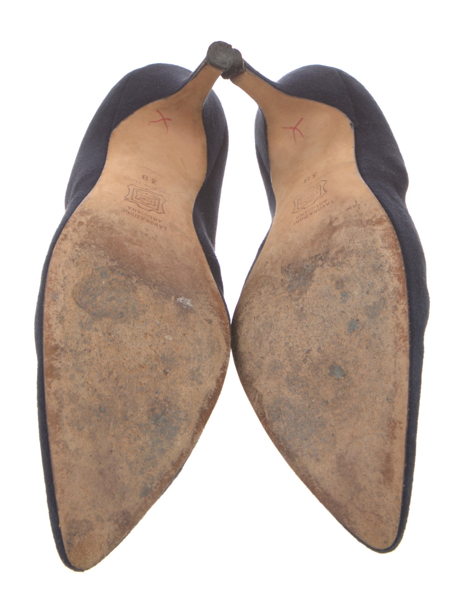 Manolo Blahnik Suede Pumps