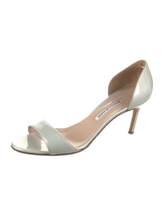 Manolo Blahnik Patent Leather Sandals