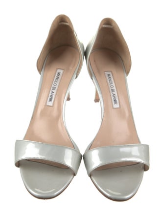 Manolo Blahnik Patent Leather Sandals