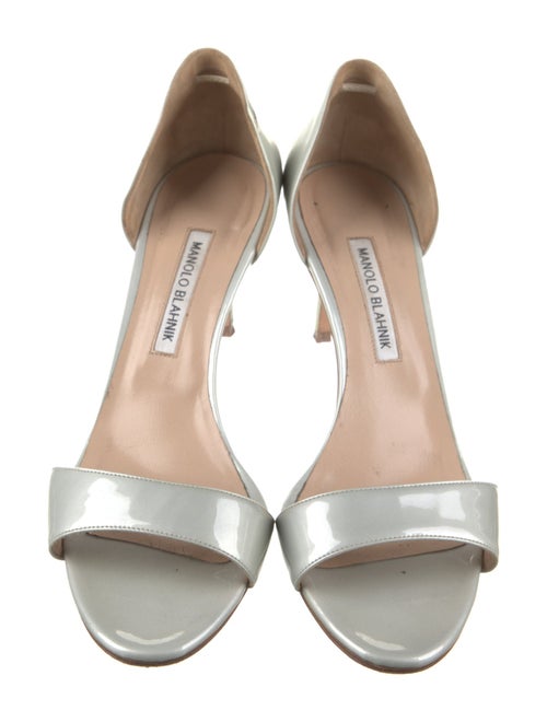 Manolo Blahnik Patent Leather Sandals