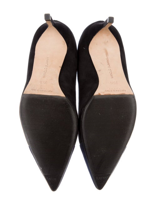 Manolo Blahnik Suede Pumps