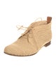 Manolo Blahnik Raffia Lace-Up Boots