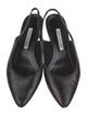 Manolo Blahnik Leather Slingback Flats