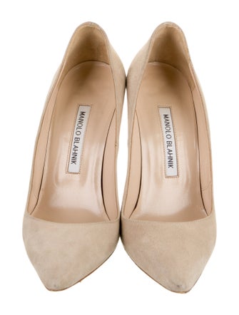 Manolo Blahnik Suede Pumps
