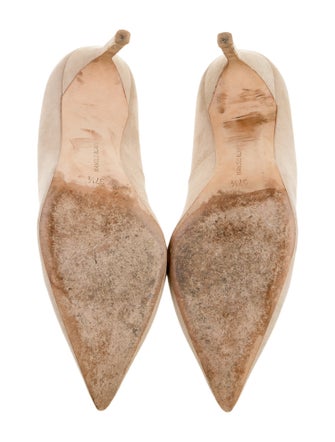 Manolo Blahnik Suede Pumps