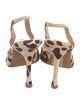 Manolo Blahnik Animal Print Slingback Pumps