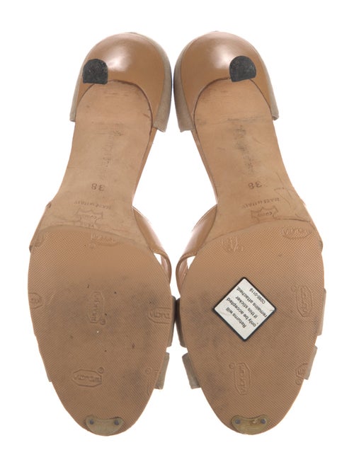 Manolo Blahnik Suede Animal Print Sandals