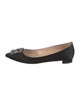 Manolo Blahnik Hangisi Satin Flats
