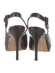 Manolo Blahnik Patent Leather Slingback Sandals