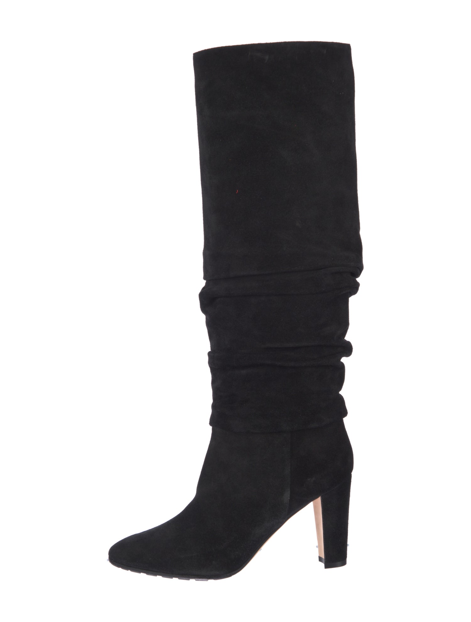 Manolo Blahnik Suede Slouch Boots