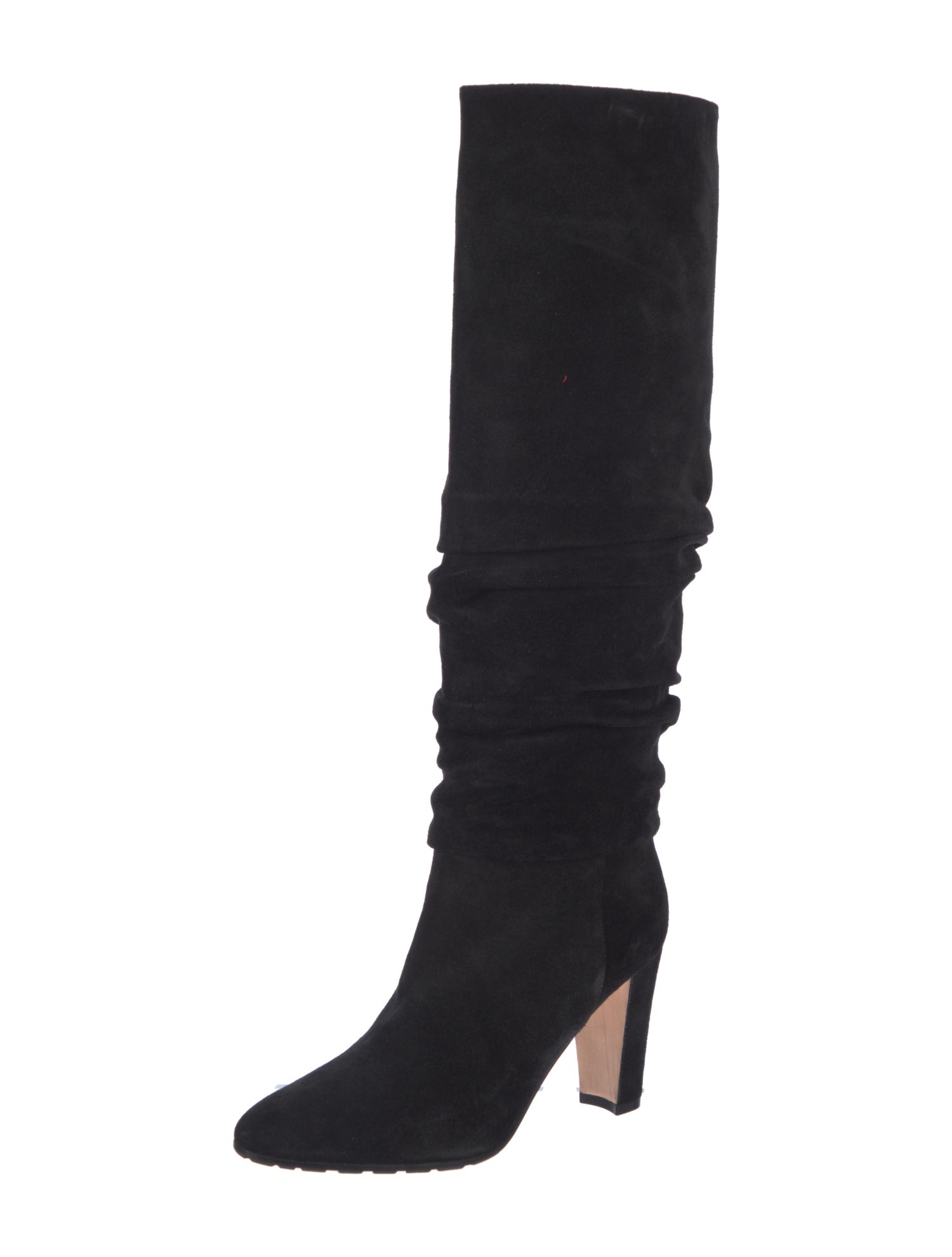 Manolo Blahnik Suede Slouch Boots
