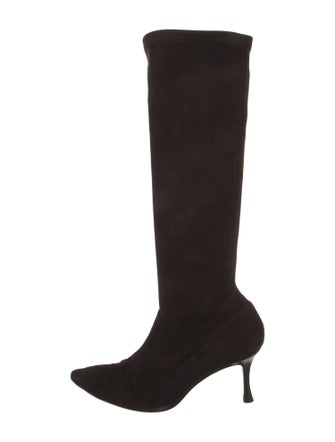 Manolo Blahnik Suede Boots