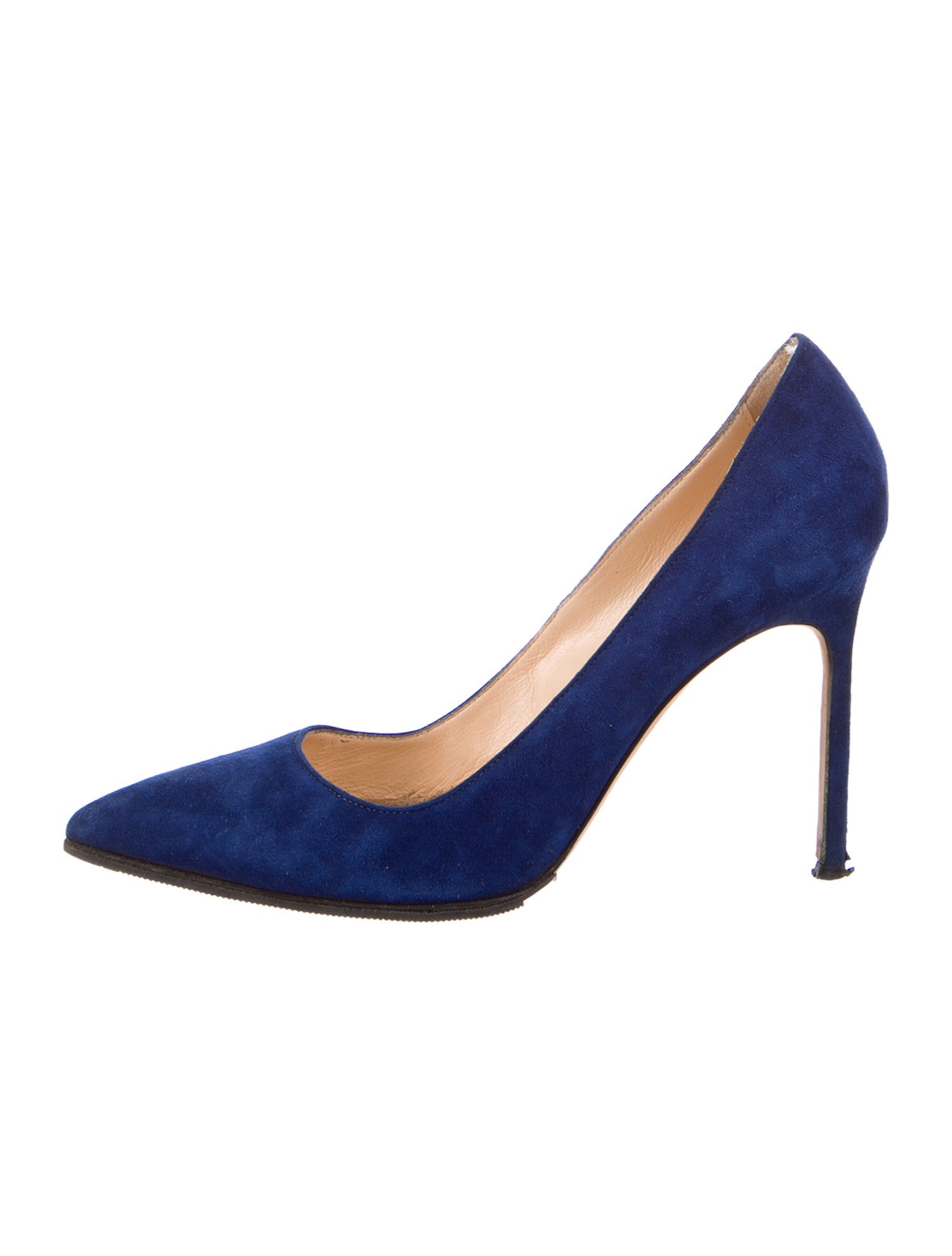 Manolo Blahnik Suede Pumps