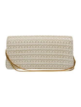 Manolo Blahnik Satin Clutch