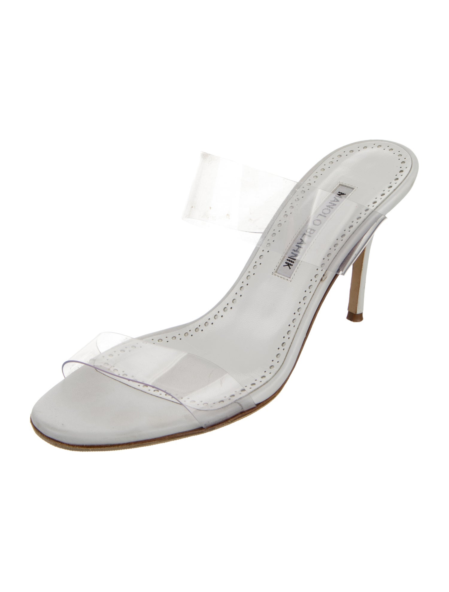 Manolo Blahnik PVC Slides