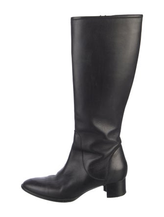 Manolo Blahnik Leather Riding Boots