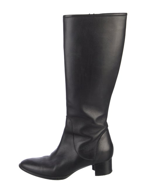 Manolo Blahnik Leather Riding Boots