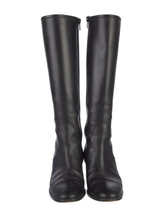 Manolo Blahnik Leather Riding Boots
