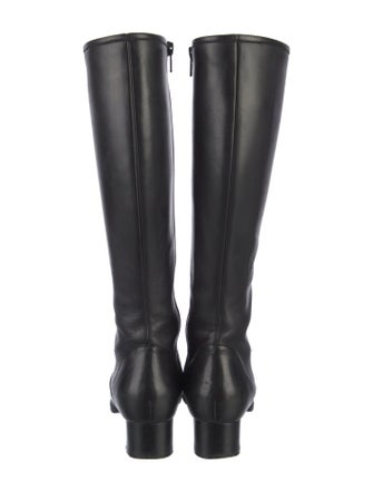 Manolo Blahnik Leather Riding Boots