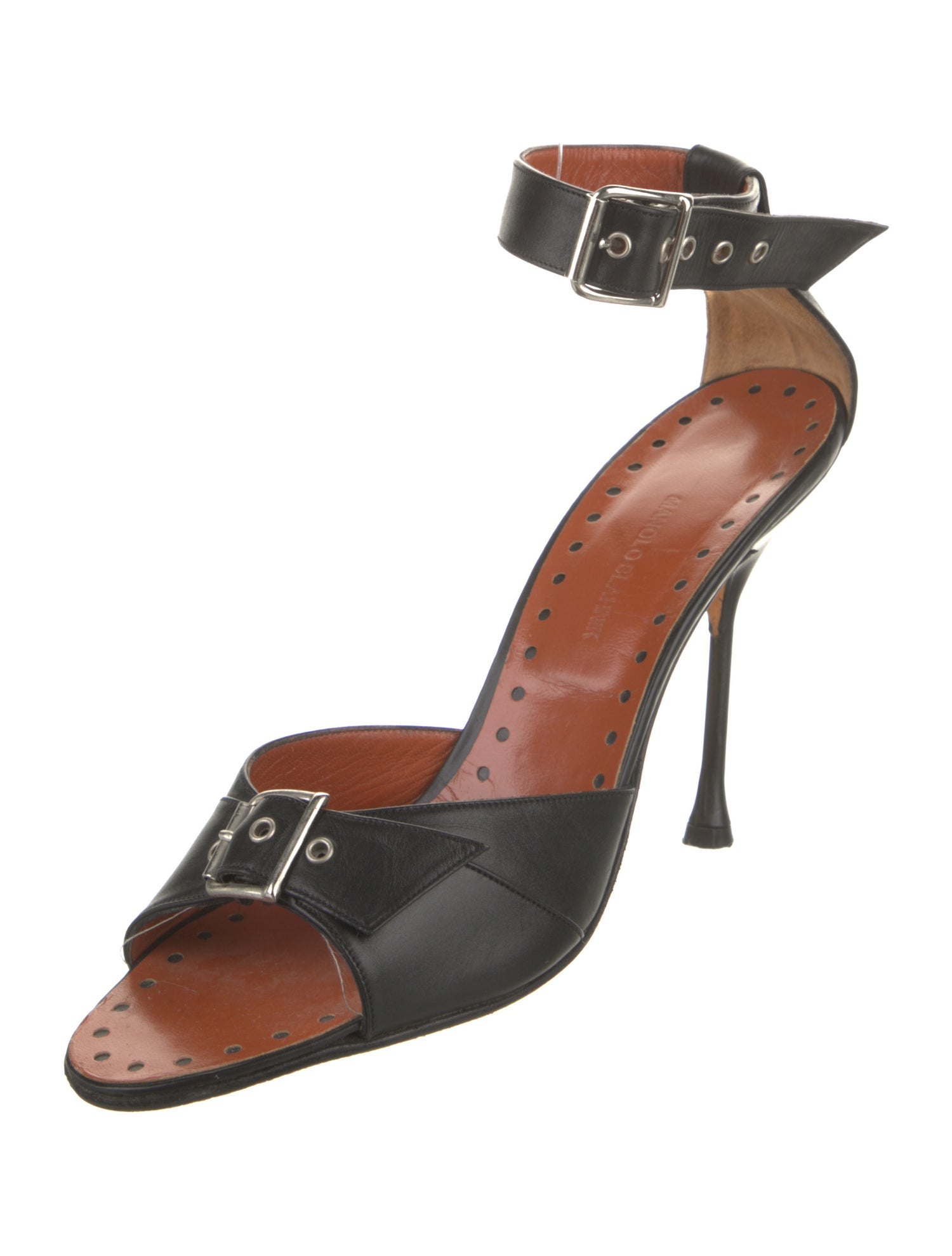 Manolo Blahnik Leather Sandals