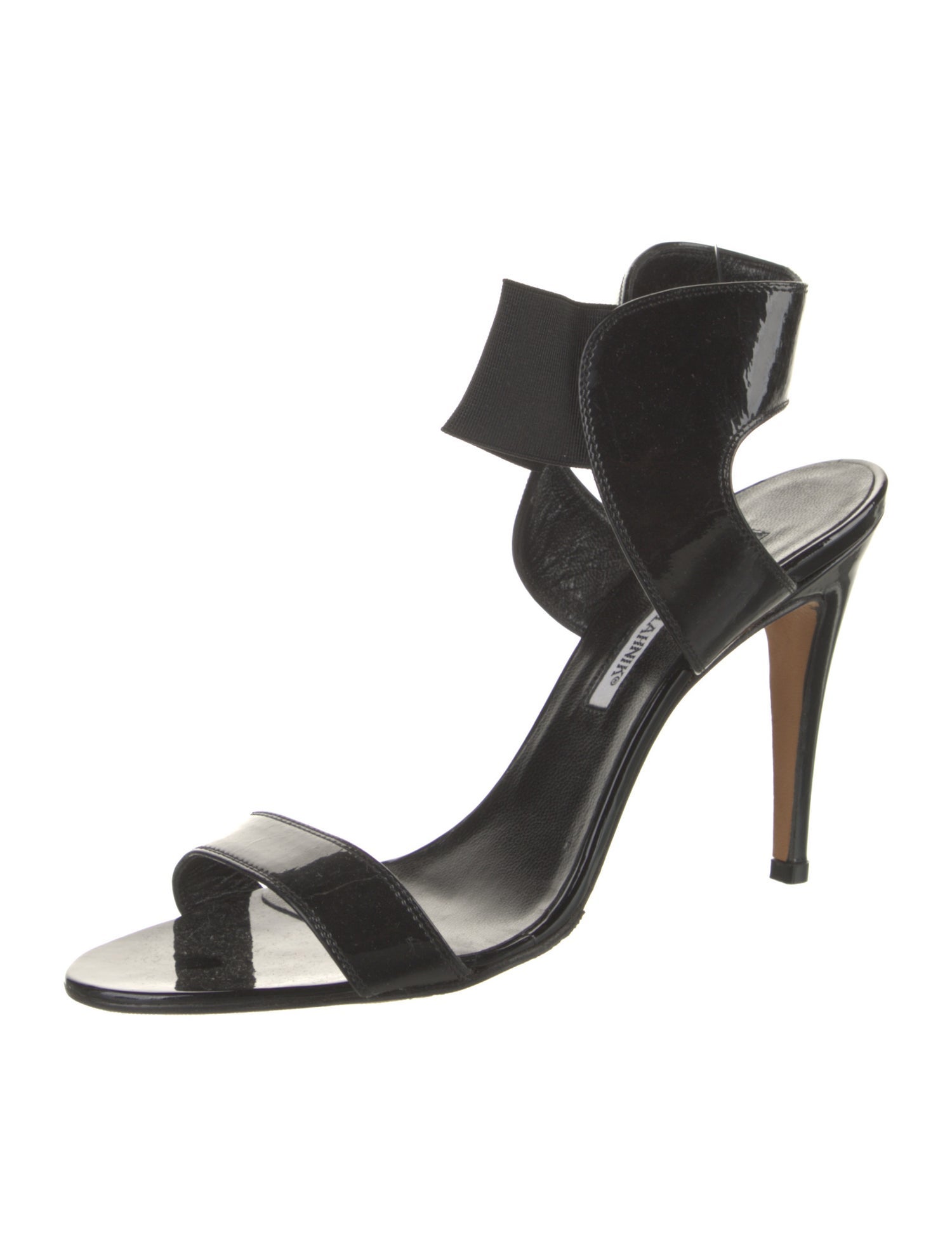 Manolo Blahnik Patent Leather Sandals