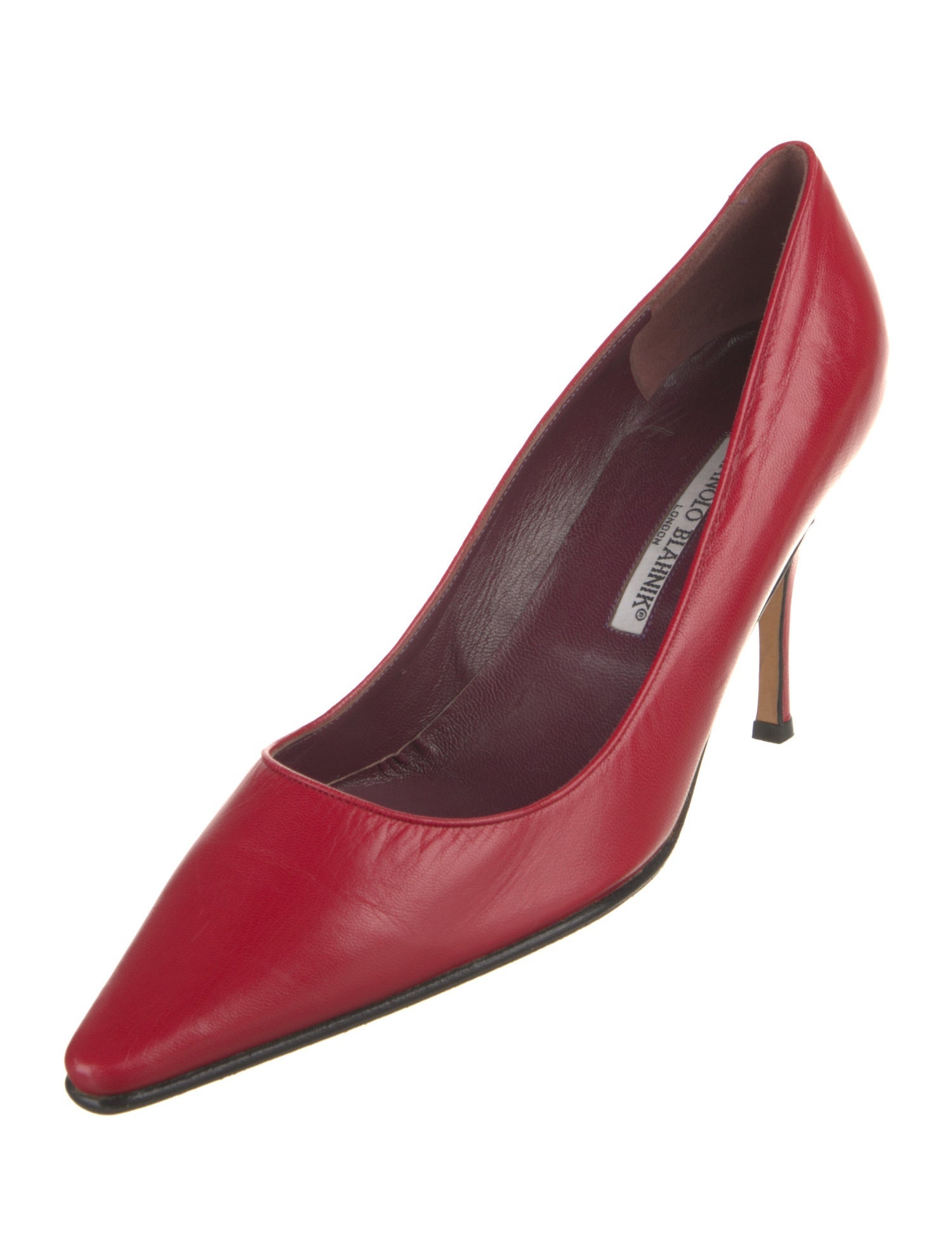 Manolo Blahnik Leather Pumps