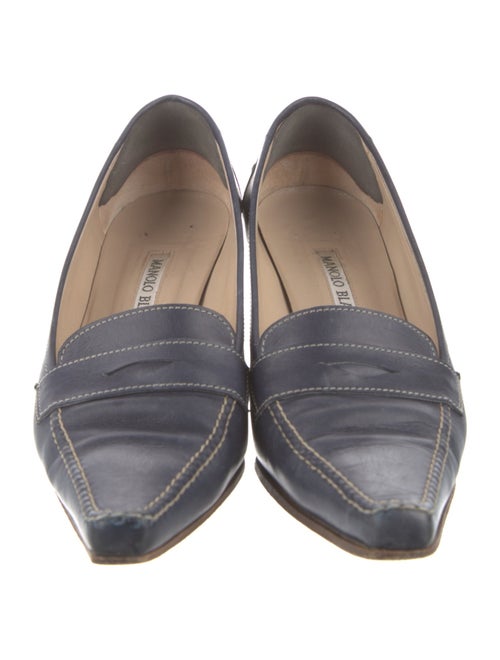 Manolo Blahnik Leather Pumps