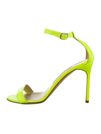Manolo Blahnik Patent Leather Sandals