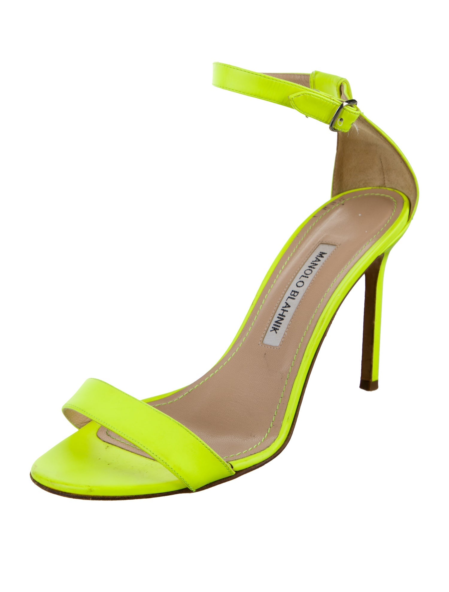 Manolo Blahnik Patent Leather Sandals