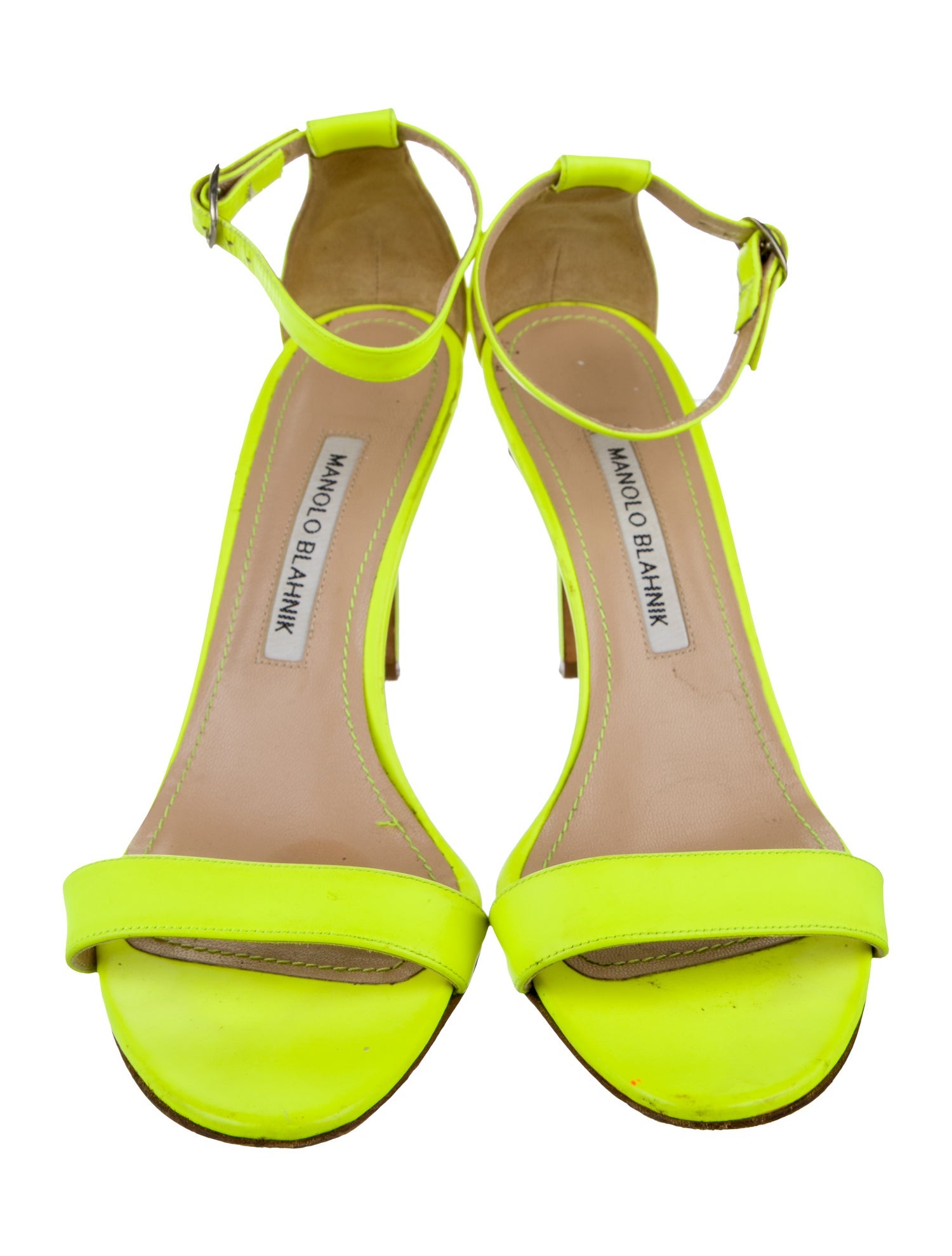 Manolo Blahnik Patent Leather Sandals