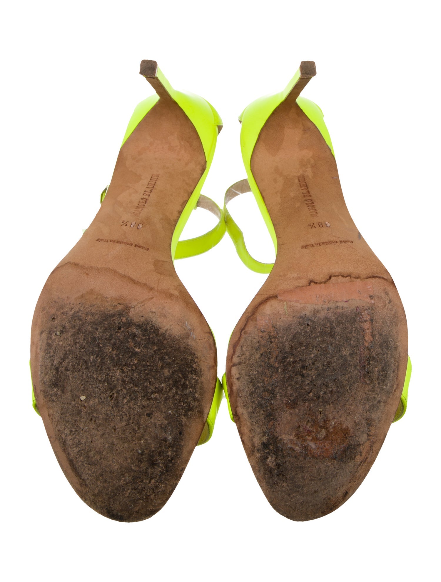 Manolo Blahnik Patent Leather Sandals