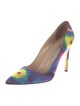 Manolo Blahnik Floral Print Pumps