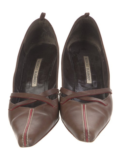 Manolo Blahnik Leather Pumps