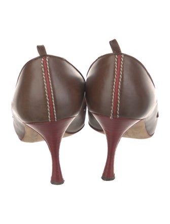 Manolo Blahnik Leather Pumps