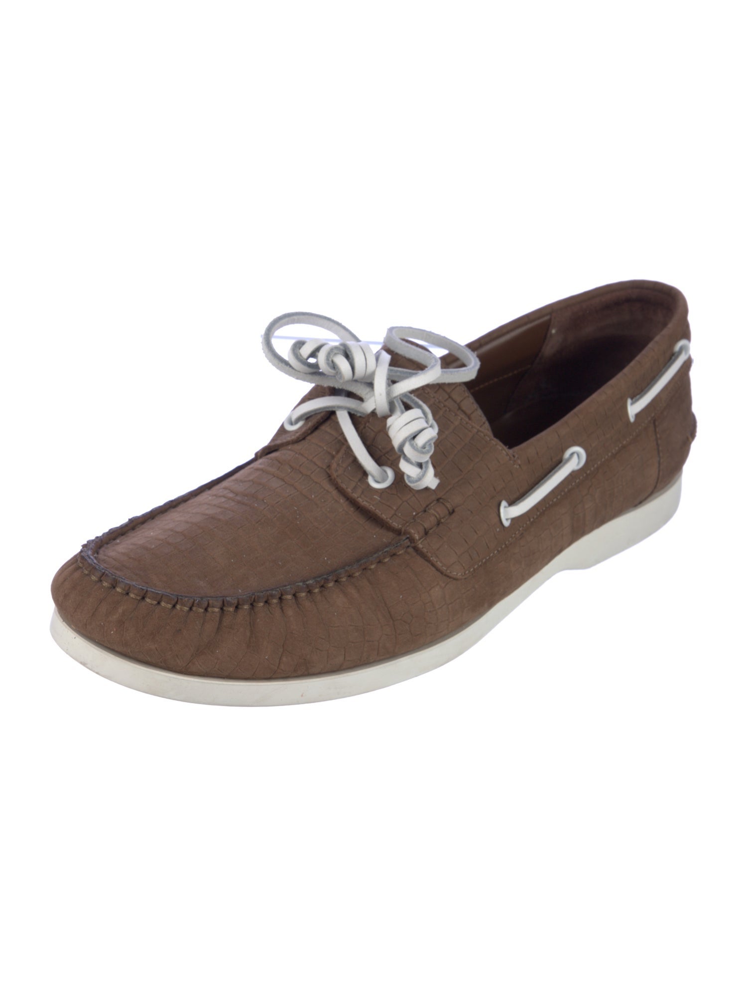 Manolo Blahnik Leather Derby Shoes