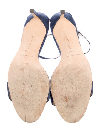 Manolo Blahnik Suede Sandals