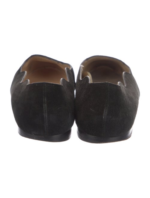 Manolo Blahnik Suede Flats