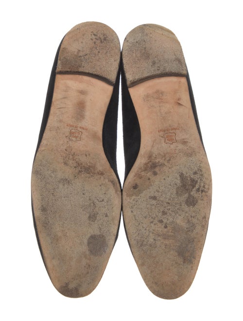 Manolo Blahnik Suede Flats