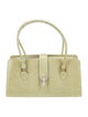 Manolo Blahnik Alligator Top Handle Bag