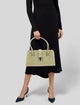 Manolo Blahnik Alligator Top Handle Bag