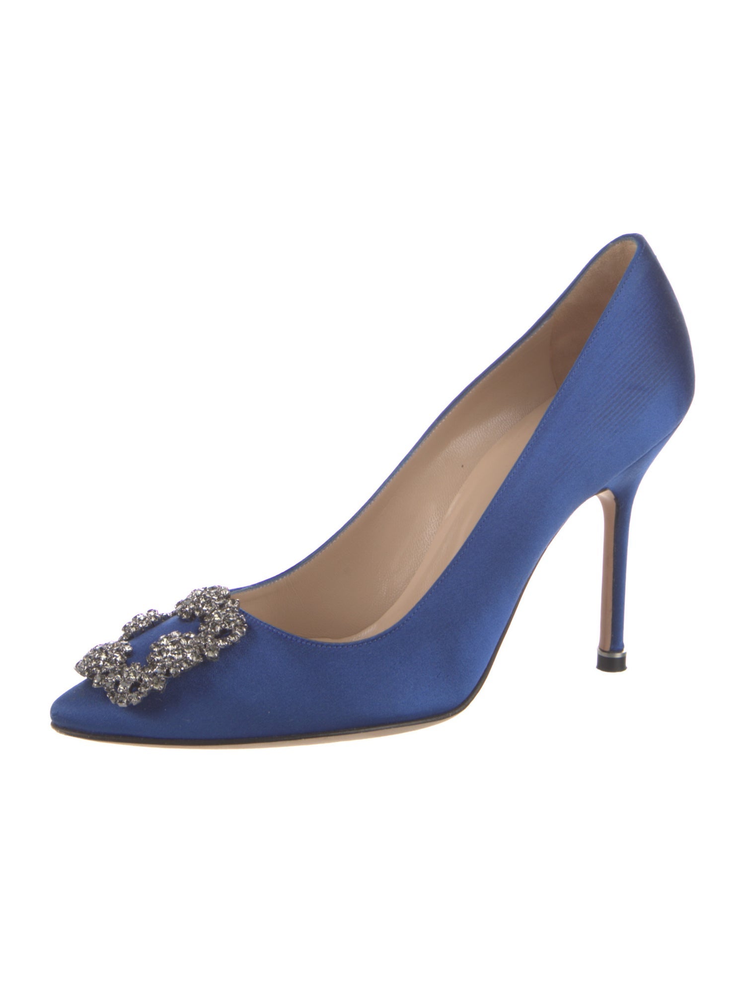 Manolo Blahnik Hangisi Satin Pumps