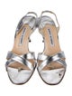 Manolo Blahnik Leather Slingback Sandals
